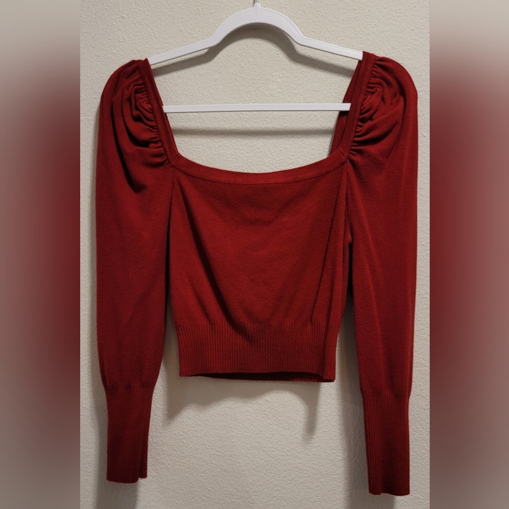 Elegant Red Women's Sweater